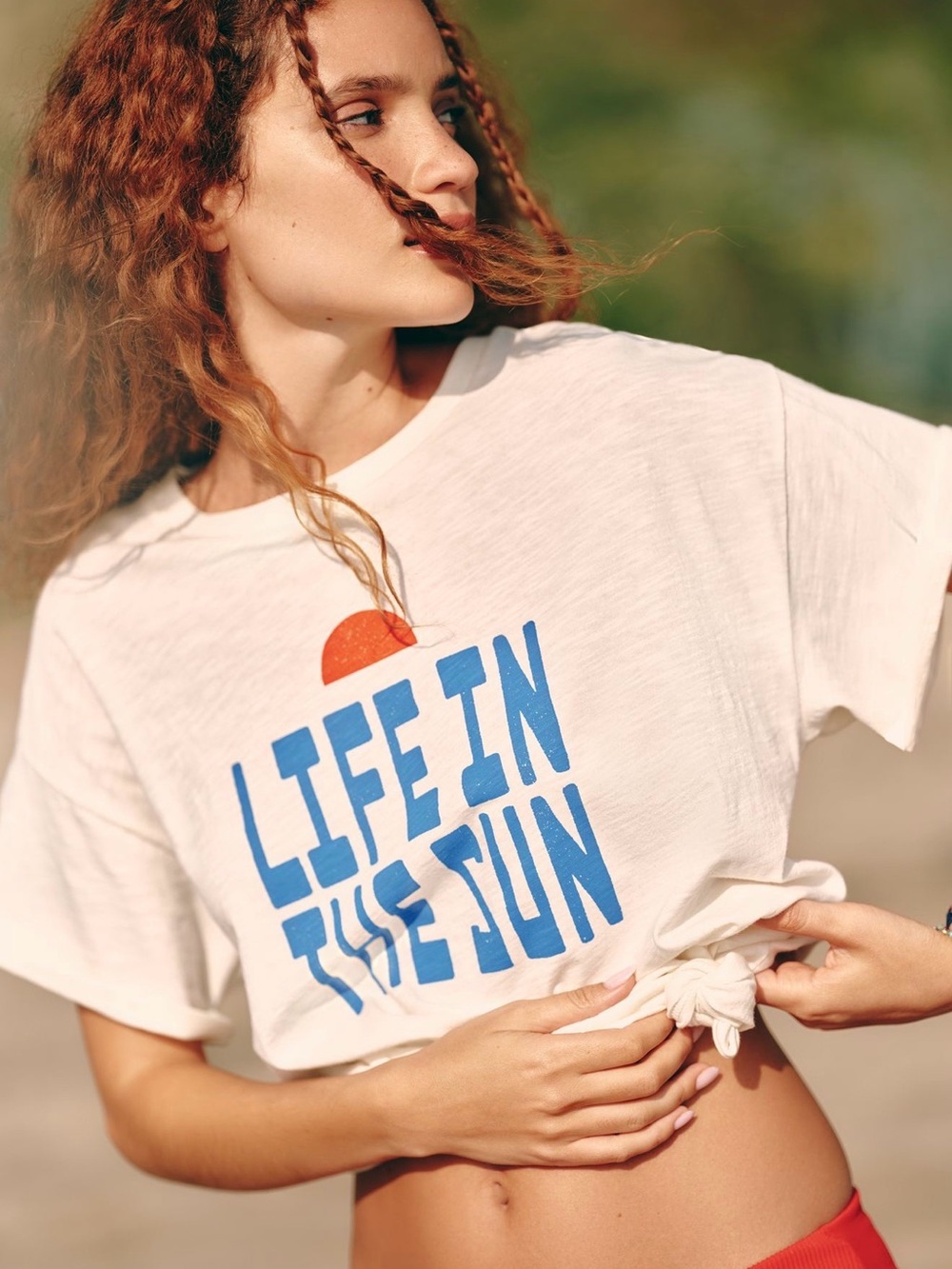 NWT Sydney Perkins Life in The Sun Tee XL